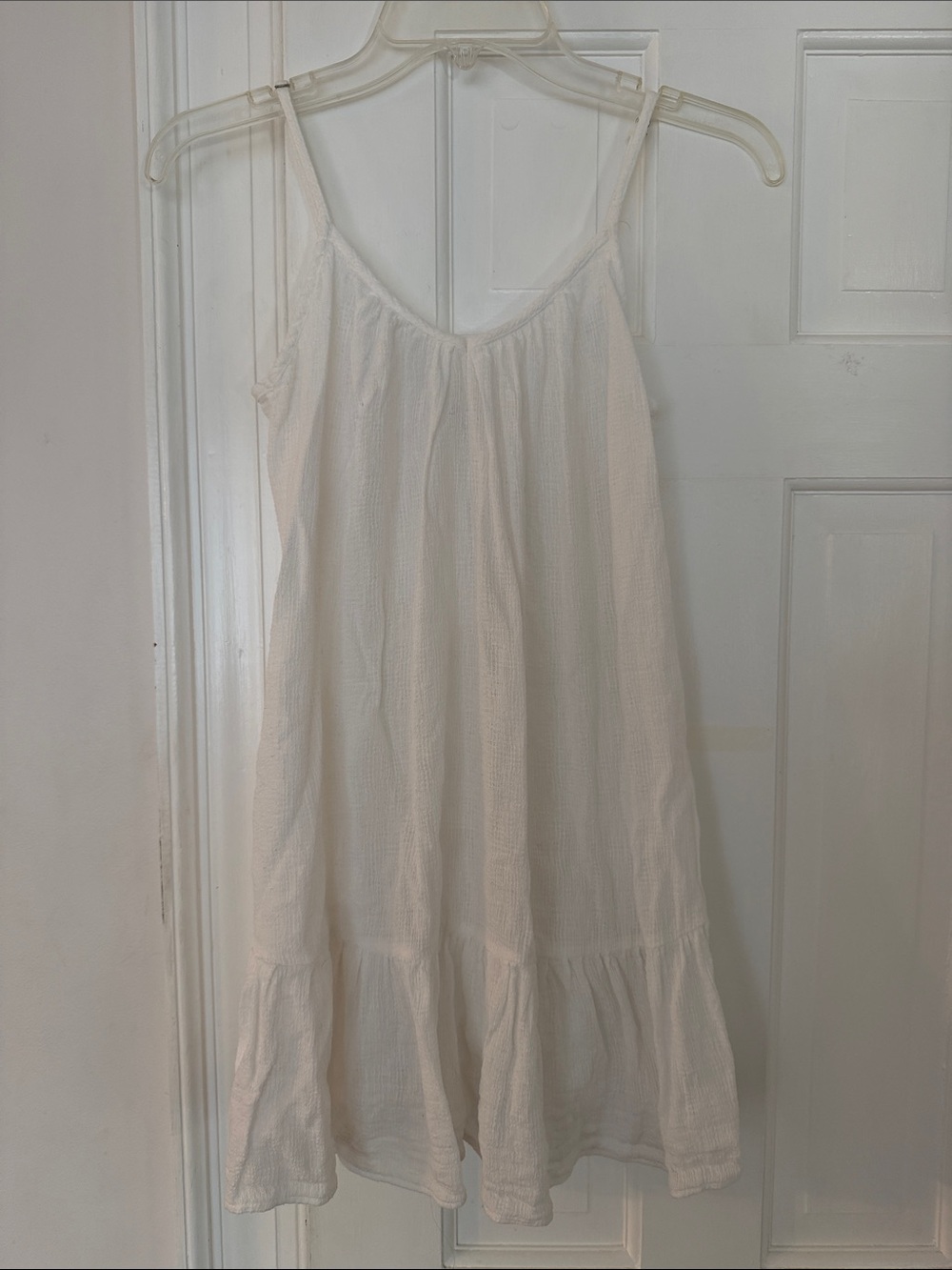 Billabong White Gauze Beach Coverup Dress